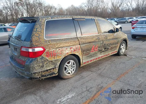 2005 Honda Odyssey Ex-L z USA, uszkodzony, nr VIN 5FNRL386X5B417529